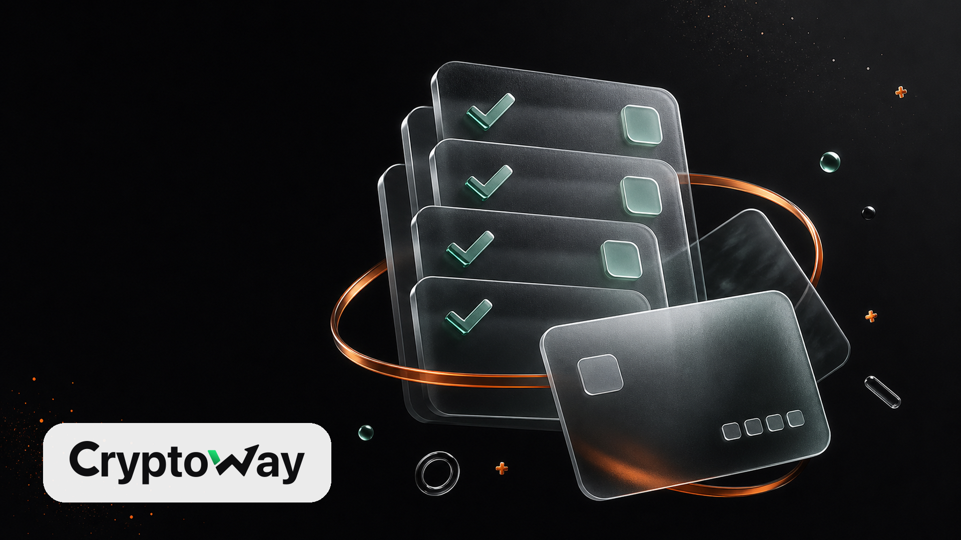 Абстрактная обложка Cryptoway про удобную криптооплату для клиента