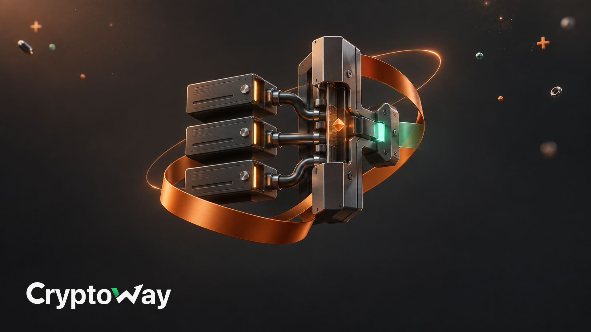 Crypto payment monitoring: connected metric routes and alert confirmation