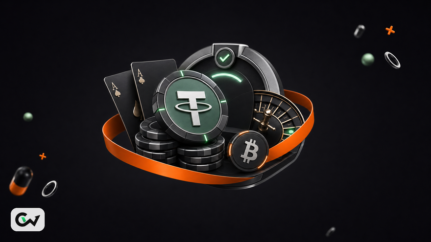 Crypto payments infrastructure for iGaming operators with USDT, casino chips and roulette
